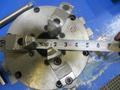 BTC 8&quot; 3 Jaw Chuck w Welded Table Hold Downs w Wrench- Auction Item