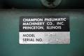 CHAMPION MODEL #VR7-12 PISTON AIR COMPRESSOR: YOBRO #25933