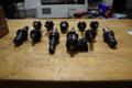 Command CT 40 Taper Tool Holders: (1) Tapmatic Head, (1) ER20 Collet Holder, (9) End Mill Holders- Auction Item
