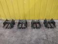 (4) 4 TON HILLMAN MODEL #B1-4  ROLLER TYPE MACHINERY MOVING SKATES: STOCK #22989