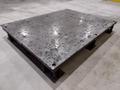 92&quot; X 120&quot; HEAVY DUTY STEEL SURFACE PLATE LAYOUT TABLE: STOCK #19730