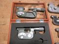 Pressure Micrometers, 0-1" &amp; 1-2", (1) Mahr Bench Micrometer with Millimess Indicator, Other Assorted Brands, Mitutoyo, Scherr Tumico- Auction Item