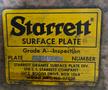 STARRETT 913542 GRANITE SURFACE PLATE USED