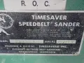 TIME SAVERS INC. 36" SPEED BELT SANDER  -  237-3
