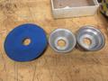 Diamond Tool Grinding Wheels | (1ea) Norton &amp; Diacraft Cup Wheels 3-1/4" x 1-1/2" x 1-1/4",  (1) Permattach Groove Wheel 6" x 3/4" x 1-1/4"- Auction Item