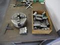 4-Jaw Chuck, 8" with 2-1/8" Hole, Assorted Chuck Jaws, D1-4" Camlock Back- Auction Item