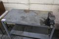 Steel Work Bench with Lower Shelf and  4" Athol Bench Vise- Auction Item