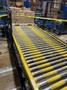 50" x 48" x 92" HIGH LANTECH QL AUTOMATIC SHRINK WRAPPER WITH IN-FEED &amp; OUT-FEED CONEYOR. STOCK # 0980426