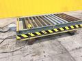 3500 LB X 60" X 36" SOUTHWORTH MODEL #4428610 HYDRAULIC SCISSOR LIFT TABLE WITH ROLLER TOP: STOCK #20935