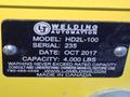 WELDING AUTOMATION 4000 LBS ADJUSTABLE PIPE ROLL  -  HD2L-100