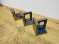 Cast Iron Angle Plates (3pcs), (1) 4.125" x 4.125" x 5", (1) 4" x 3.75" x 5", (1) 4.875" x 4.875" x 4.875"- Auction Item