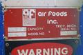 24" x 24" AIR FEEDS INC. Feeder/Straightener, Model AF-3