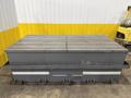 60" X 120" T-SLOTTED LAYOUT TABLE / FLOOR PLATE WITH COOLANT TROUGHS: YOBRO #25558