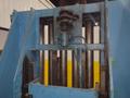20,000 LBS BRANER HYDRAULIC COIL UPENDER WITH POWER FEED CONVEYOR: YOBRO #25238