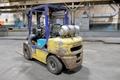 6,000 LB KOMATSU MODEL G30HTLP-12 LP GAS FORKLIFT: STOCK 24162