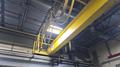3 TON X 35' CRANEMANN SINGLE GIRDER OVERHEAD BRIDGE CRANE W/ DETROIT ELECTRIC HOIST: STOCK #23442