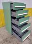 5 DRAWER VIDMAR INDUSTRIAL STORAGE CABINET 30" X 27.5" X 59": STOCK #21373 (60 AVAILABLE)