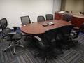 Conference Table 8' x 43.5" and Chairs and Konftel- Auction Item