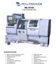 Milltronics Model ML16/40 2-Axis CNC Flat Bed Lathe, S/N 1289. Low Hours!