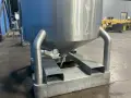 JV NORTHWEST 350 GAL STAINLESS STEEL SOAP HEATING TOTE / IBC TANK