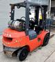 3750 Lb. Toyota Lift Truck, Pneumatic Tire, Triple Stage Mast, LP Gas, Side Shift
