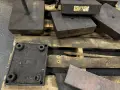 (7) 12&quot; X 10&quot; X 2 3/4&quot; VIBRO-DYNAMIC PRESS ISOLATION PADS: YOBRO #23915