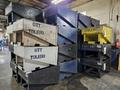 48" x 36" x 29" HIGH AMERICAN MFG GRAVITY FED PARTS HOPPERS WITH FORK POCKETS: YOBRO #25386