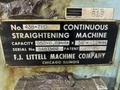 10,000 LBS X 36” X .050” LITTELL COIL FEED LINE: STOCK #21337