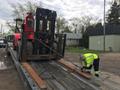 Hyster 300A Fork Lift With Rigging Boom stock #2826