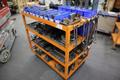 Hold-Down Clamps for Presses and More with Wrenches and Cart- Auction Item