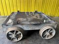 60" X 50" RAILROAD WORK DOLLY / TRANSFER CART: STOCK #17184