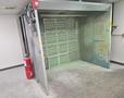 9' X 9' X 8' AMEREX PAINT SRAY BOOTH, WITH FUME COLLECTION &amp; FIRE SUPRESSION: YOBRO #24675
