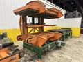 SWEED LOAD CLAMP &amp; TURNER / PACMAN FLIPPER SYSTEM WITH POWERED INFEED &amp; OUTFEED CONVEYORS: STOCK #22075