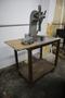Arbor Press on Steel Cart, 6.5&quot; Throat, 12&quot; Ram Travel- Auction Item