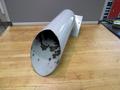 Used Haas Chip Cone, Bolt-On Square Flange, Short 16" Length