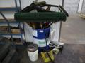Drum of Cleaning Tools, Brooms, Squeegees, Dust Pans, Bucket Vac- Auction Item