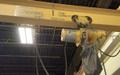 12" X 12' X 12' 1-TON GORBEL JIB CRANE. STOCK # 0546026