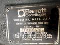 2 HP BARRETT MODEL #125 CLARIFUGE 3600 RPM CHIP SPINNGER WRINGER CENTRIFUGE: STOCK #23459