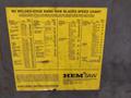 44&quot; X 20&quot; HEM MODEL #WF140HM-DC WIDE FLANGE HORIZONTAL DUAL COLUMN BANDSAW: STOCK #22726