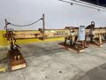 53 TON (107,500 LBS) BUSHMAN MODEL #MT420 TELESCOPING MAGNETIC SPREADER LIFTING BEAM  W/ OHIO MAGNETICS DIESEL GENERATOR: STOCK #20420