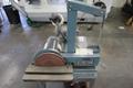 Rolling Metal Work Center with Central Machinery 6" Double End Bench Grinder, and Rutland 1" x 8" Belt Disc Grinder- Auction Item