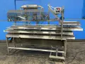 4 NOZZLES AUTOMATIC INLINE LIQUID FILLER MACHINE