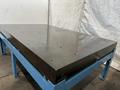 60&quot; X 96&quot; CAST IRON SURFACE PLATE W/ STAND. STOCK # 0850523.