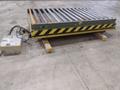3500 LB X 60" X 36" SOUTHWORTH HYDRAULIC SCISSOR LIFT TABLE WITH ROLLER TOP: STOCK #20931
