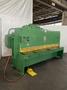 10' X 1/4" HTC MODEL 250-10A HYDRAULIC POWER SQUARING SHEAR. STOCK # 0684224.