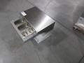 Haas Front Shelving Unit, With Writing Table &amp; Sliding Drawer Storage Tray (21)- Auction Item