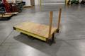 Antique Nutting Railroad Style Cart, 14" Center Wheels with 7" Swivel Wheels and Moveable Handles ***Vintage Nutting Brand Hardware***- Auction Item
