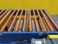 120&quot; X 44&quot; LEWCO POWERED ROLLER CONVEYOR WITH PNEUMATIC TRANSFERS: STOCK #19828