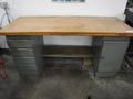 Equipto Work Bench, Wood Top, Cabinet Base, (4) Drawers, Lower Shelf- Auction Item