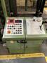 224 Ton Reis 4 Post Hydraulic Spotting Press, Model TUS-180 OK-200, 71&quot; x 98&quot; Roll Out Table, Tilt Down Ram, 106&quot; STR, 118&quot; DLO, 1994